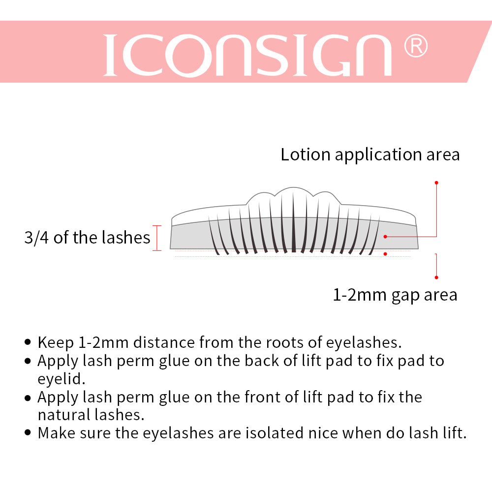 ICONSIGN Lash Lift Kit: Professional Eyelash Curling and Perming Enhancer