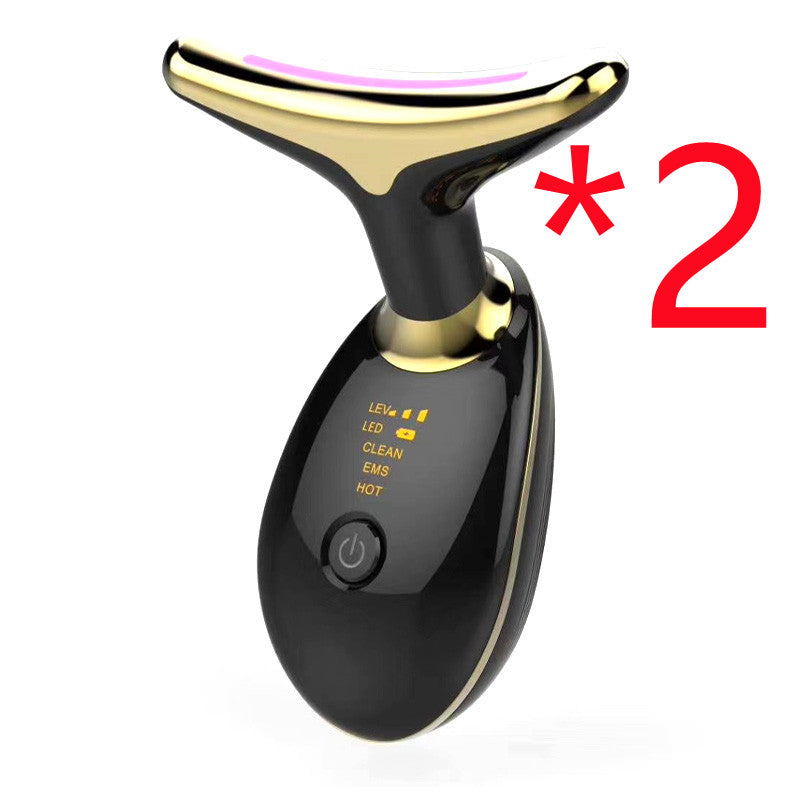 EMS Thermal Neck Lifter: Electric Microcurrent & LED Photon Anti-Wrinkle Beauty Device